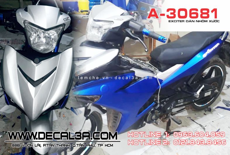 Nhôm xước xanh bạc - A 30681